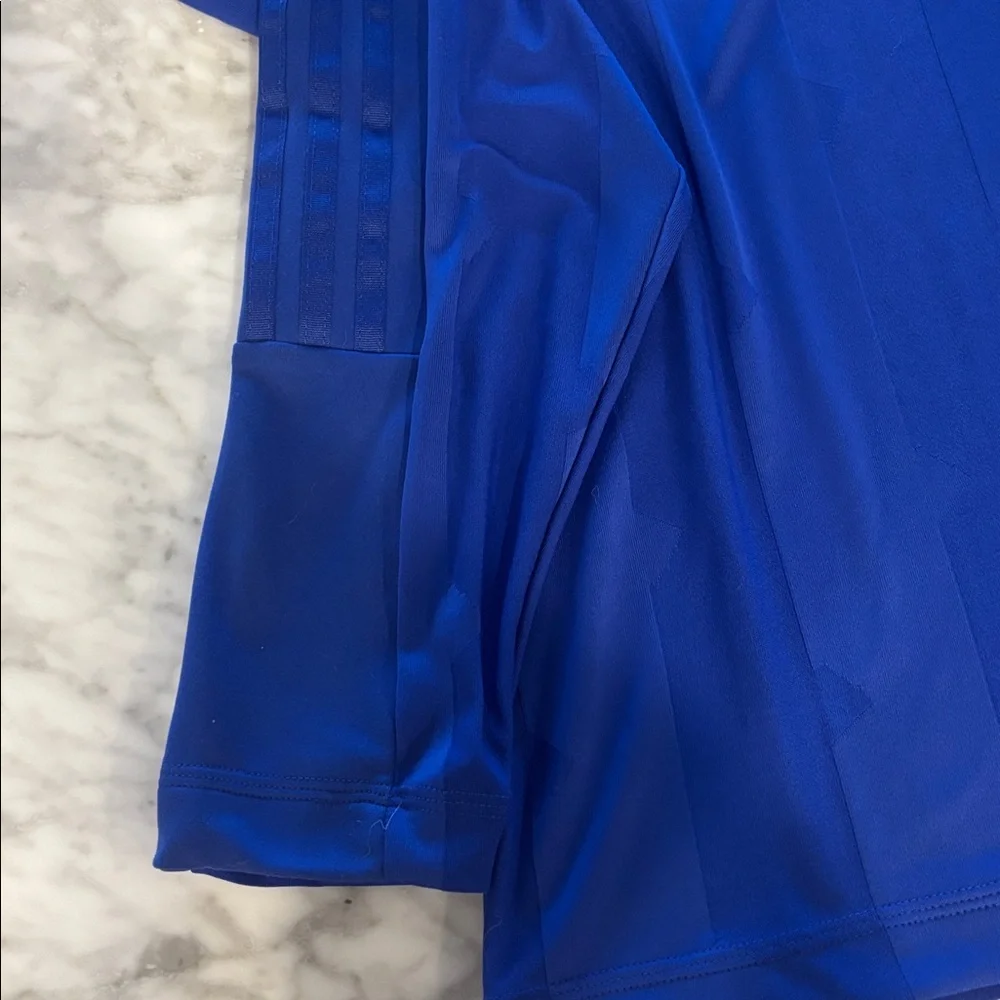 Adidas Royal Blue Long Sleeve Shirt/Jersey size small